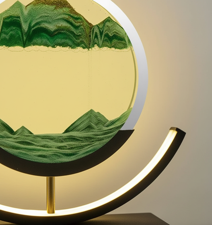 Calming Desert Scene Table Lamp