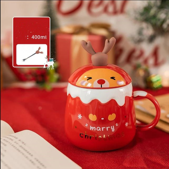 Colorful 3D Holiday Christmas Tree Coffee Mug