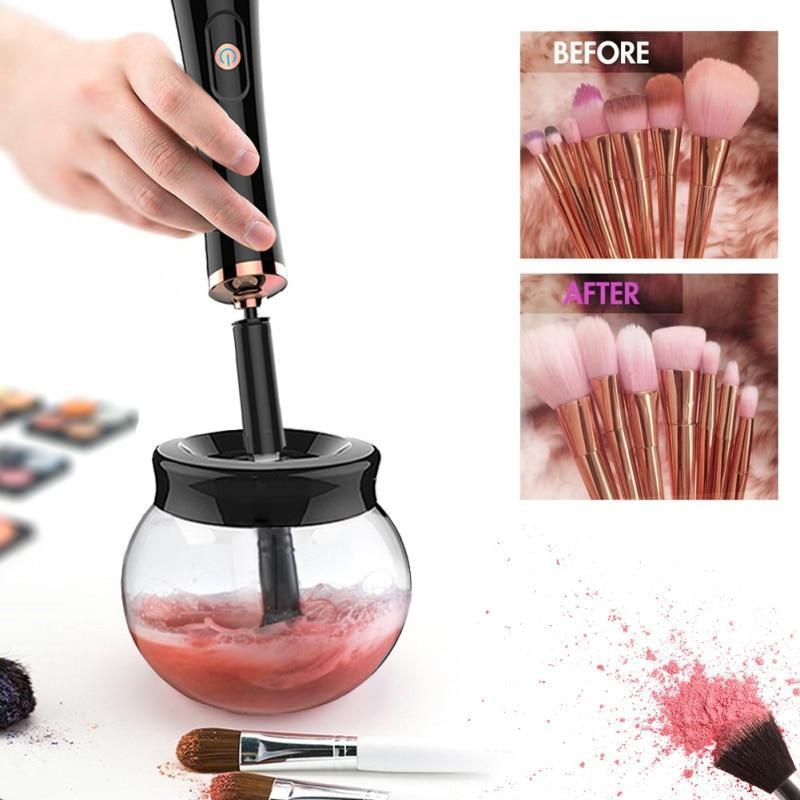 Easy Electric Makeup Brush Cleaner Tool