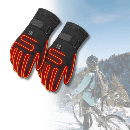 Warm Waterproof Heated Gloves with Touchscreen