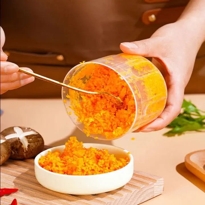 Compact Electric Veggie Chopper - USB Powered Cutter