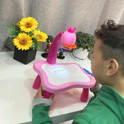 Fun LED Art Projector for Kids with Music