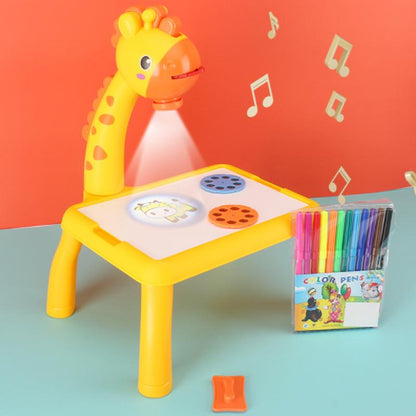 Fun LED Art Projector for Kids with Music