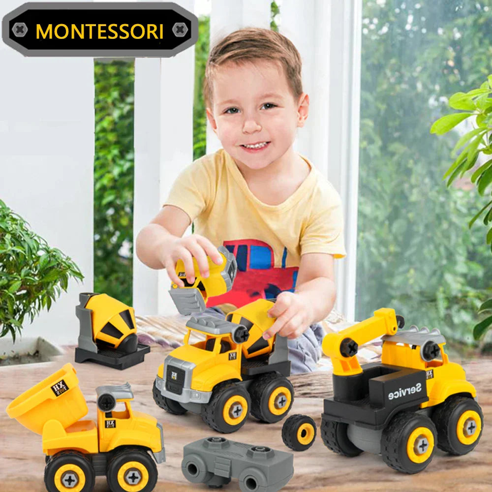 Fun Kids Building Construction Toy Set