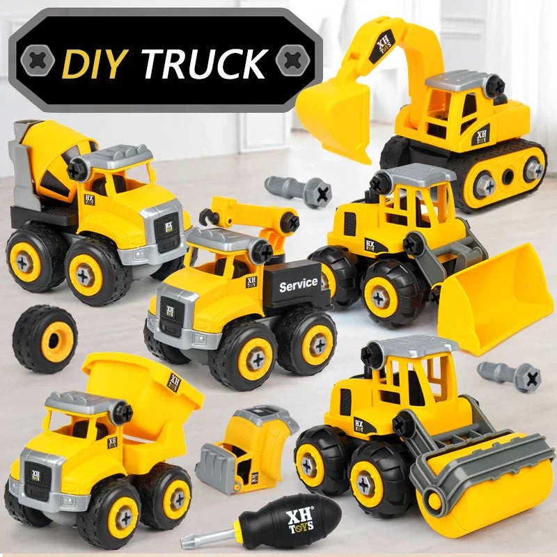 Fun Kids Building Construction Toy Set