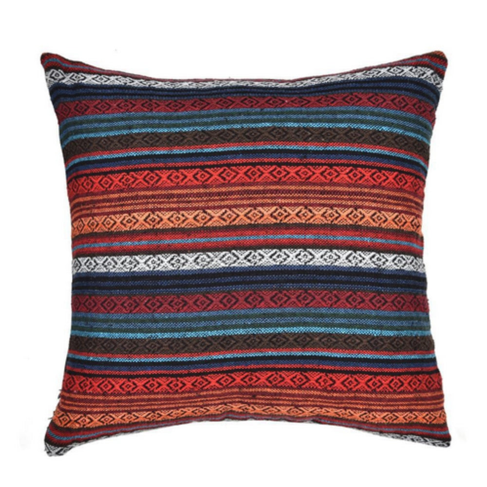 Colorful Global Pattern Throw Pillow Cover