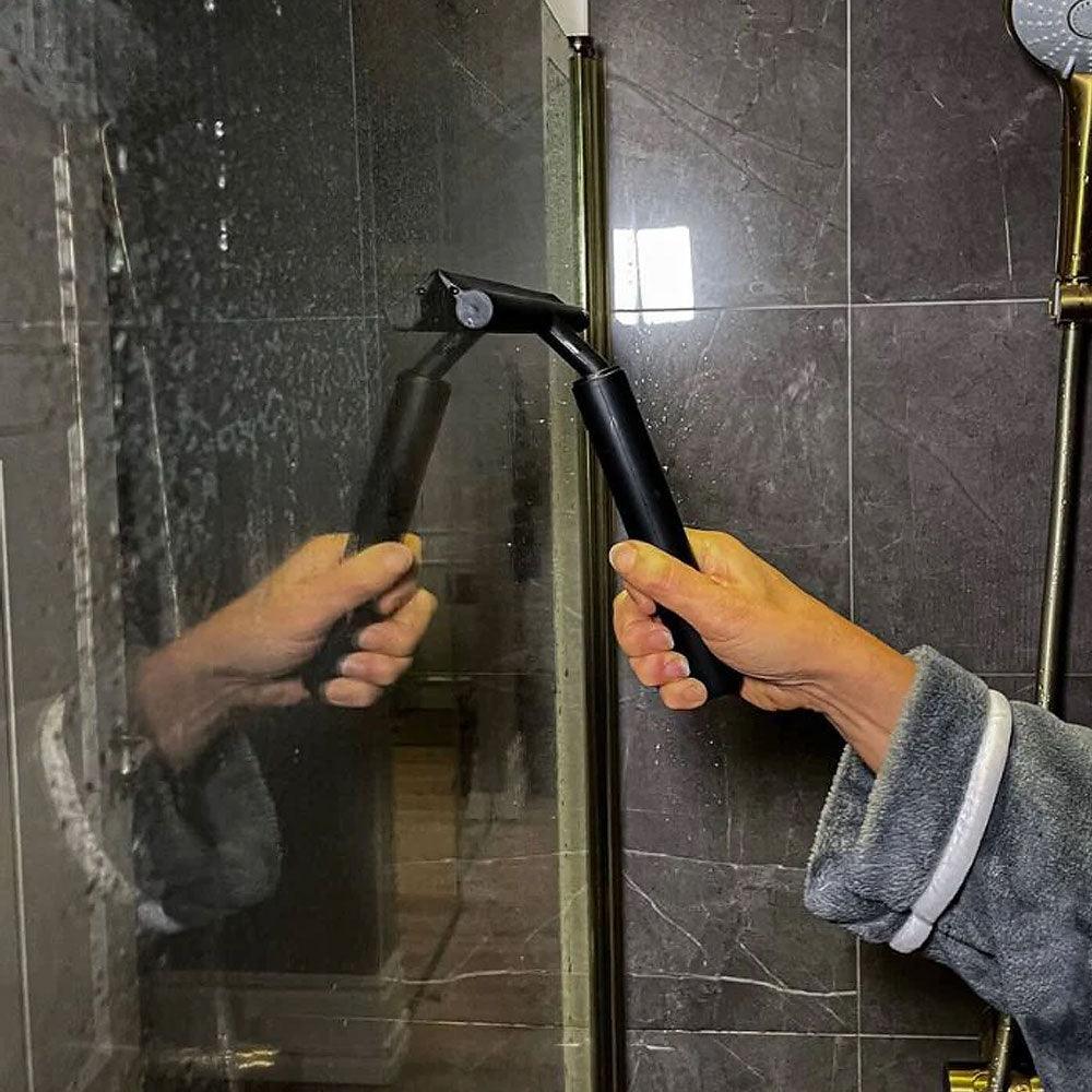 Long Reach Shower Squeegee with Adjustable Handle