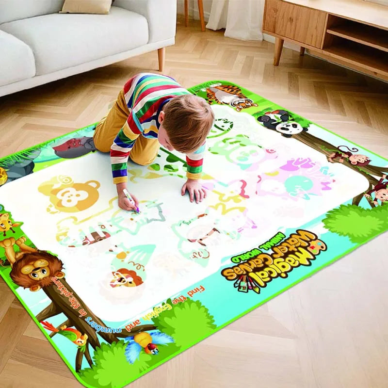Big Splash Kids Art Mat – Large Water Drawing Playset - Befez