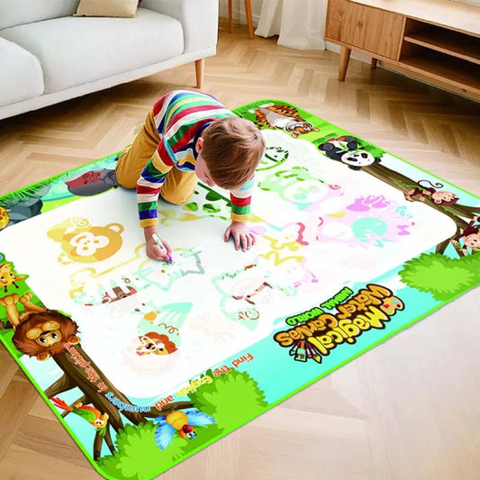 Big Splash Kids Art Mat – Large Water Drawing Playset - Befez