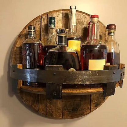 Natural Wood Wine Bottle Holder - 7 Bottle Capacity - Befez