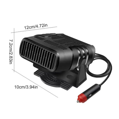Compact 12V Car Heater Air Cooler