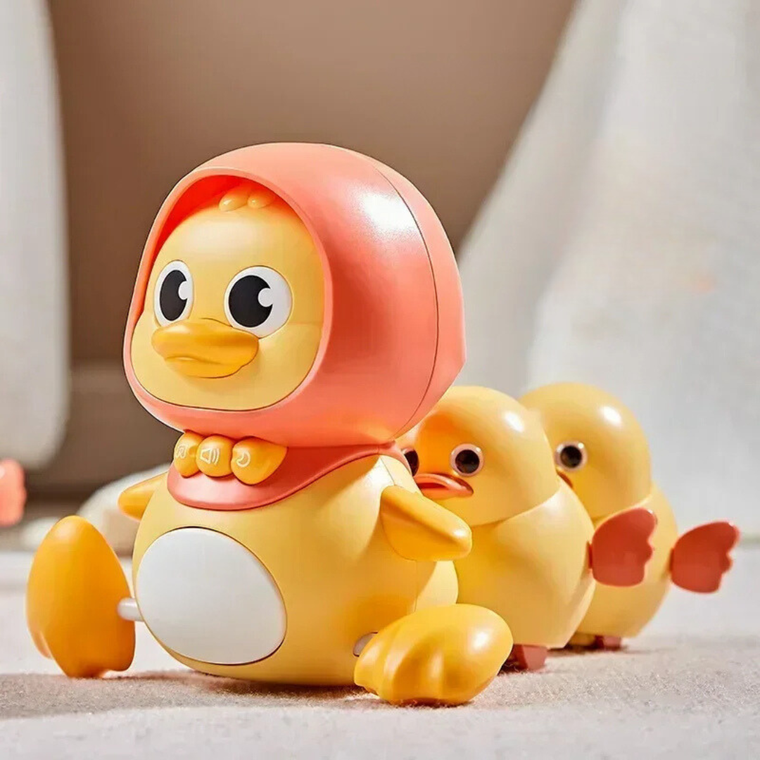 Cute Quacking Duck Family Figure Toy