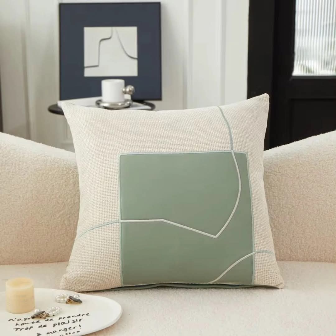 Decorative Pillow with Modern Geometric Pattern - Befez