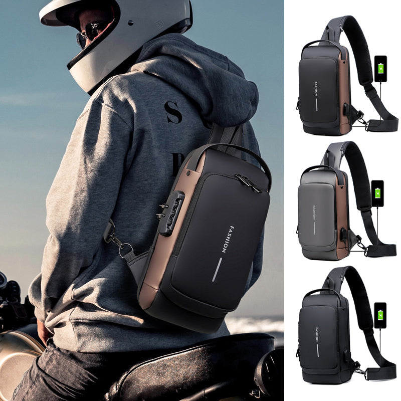 Secure USB Crossbody Sling Travel Bag