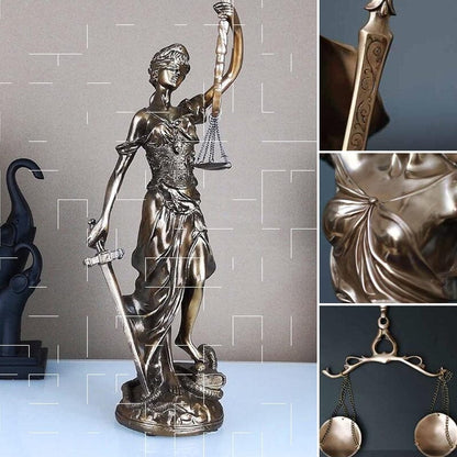 Beautiful Lady Justice Figurine Statue