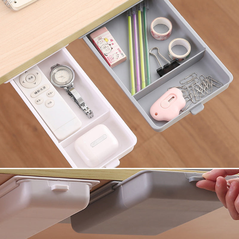 Compact Under Desk Storage Drawer