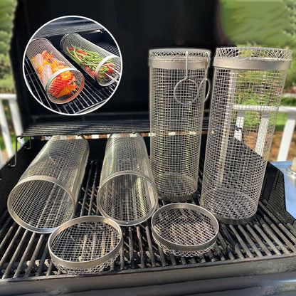 Round BBQ Grill Cooking Basket