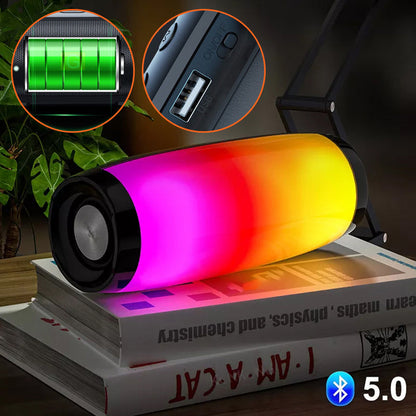 Portable LED Bluetooth Wireless Speaker System