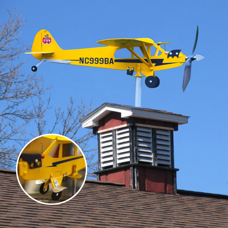 Metal Airplane Wind Vane