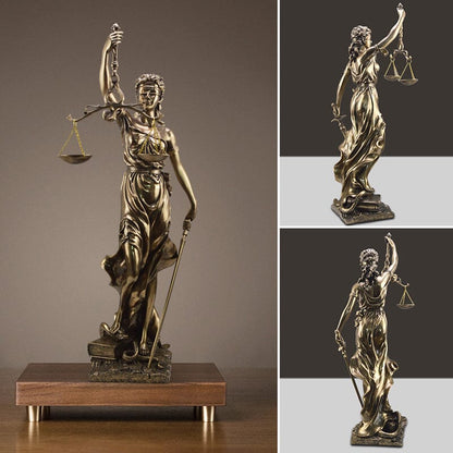Beautiful Lady Justice Figurine Statue