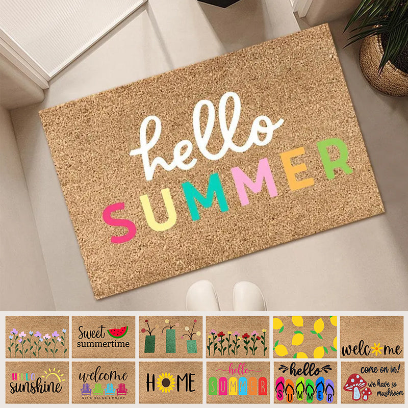 Colorful Welcome Mat – Stylish Front Door Mat