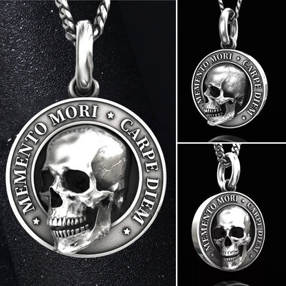 Tough Skull Pendant in Stainless Steel