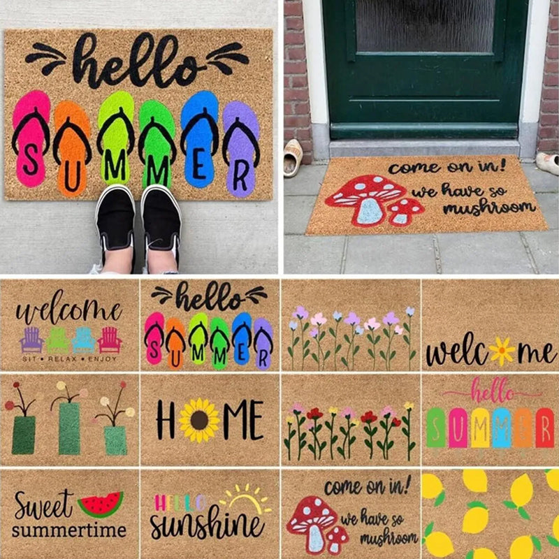 Colorful Welcome Mat – Stylish Front Door Mat