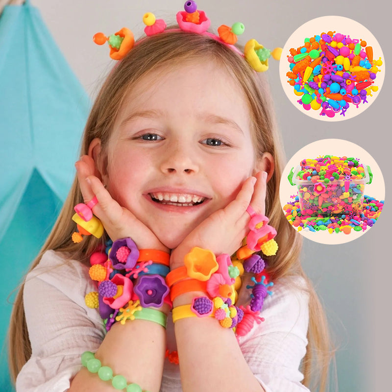 Colorful DIY Jewelry Bead Kit