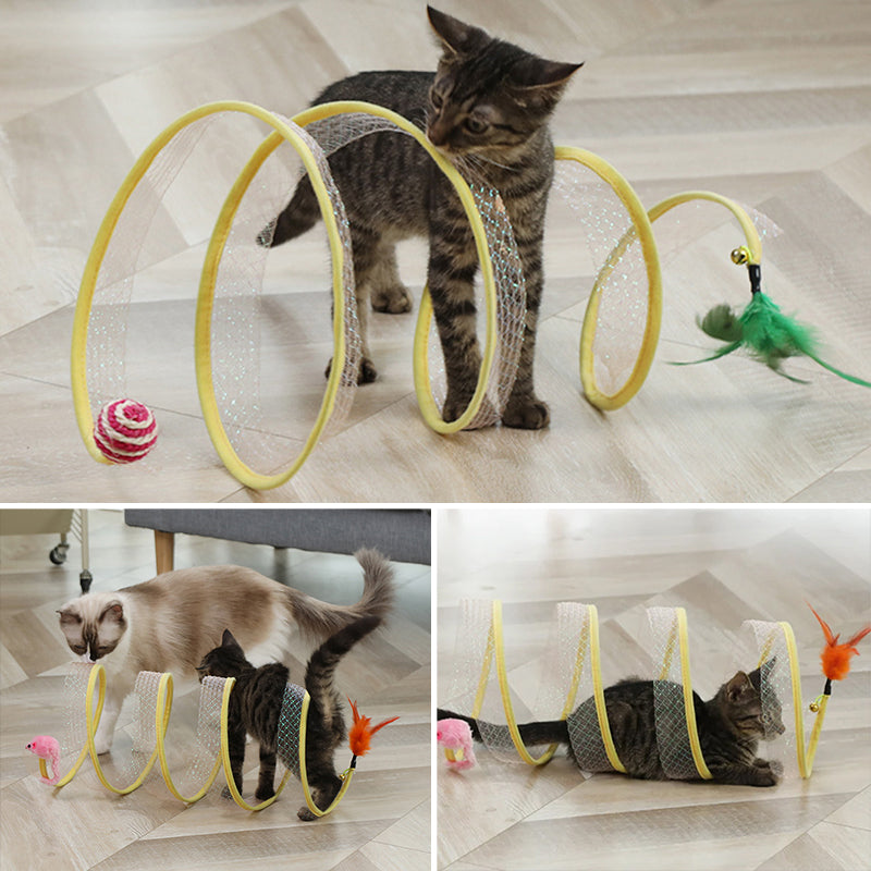 Foldable Pet Play Tunnel
