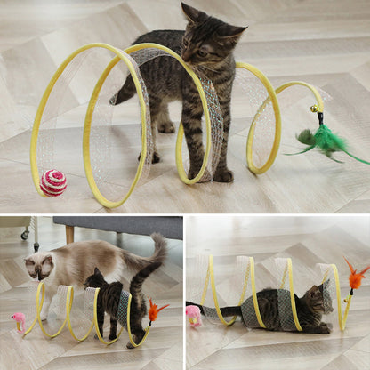 Foldable Pet Play Tunnel