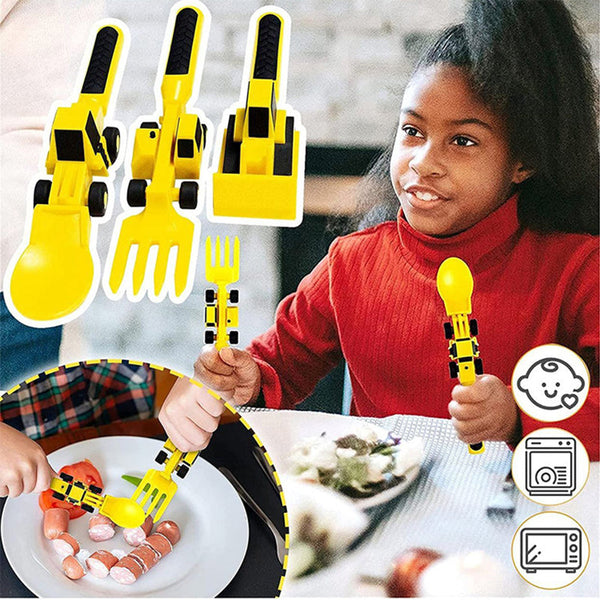 Fun Kids Construction Utensil Set