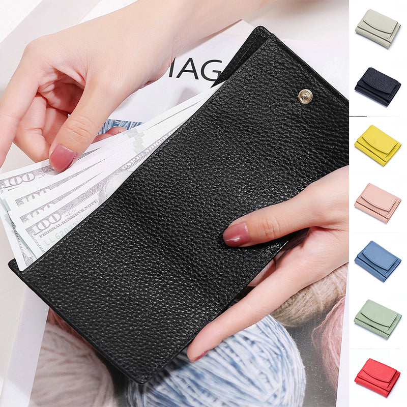 Compact Ladies Mini Fold Wallet