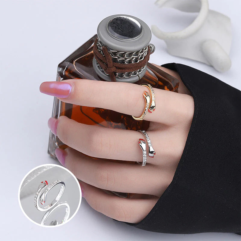 Lovely Heart Shaped Hug Ring