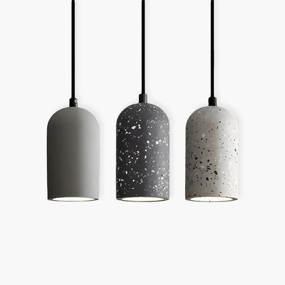 Rustic Concrete Hanging Lamp for Modern Home Decor