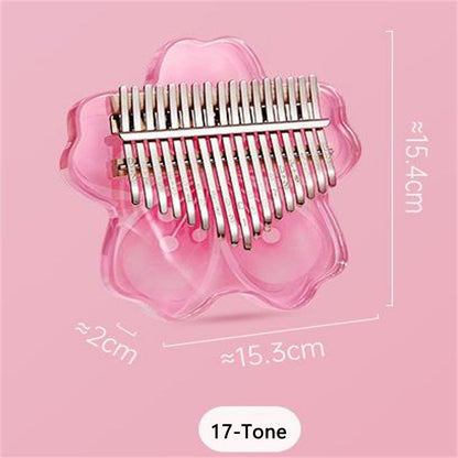 Colorful Flower Pattern Mini Thumb Piano