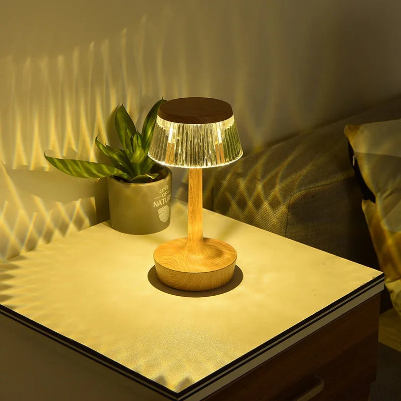 Stylish Crystal Portable Desk Lamp
