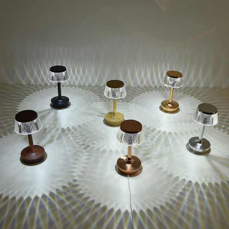 Stylish Crystal Portable Desk Lamp