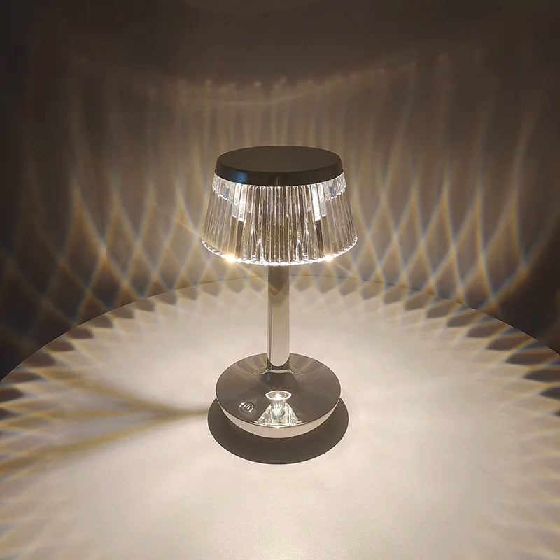 Stylish Crystal Portable Desk Lamp