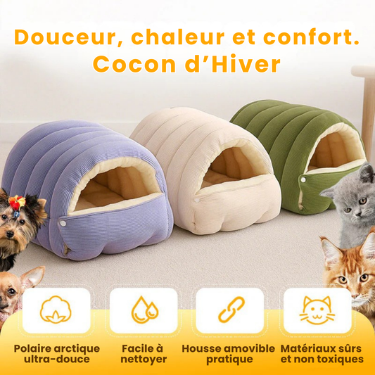 Warm Plush Pet Bed for Cats and Dogs - Befez