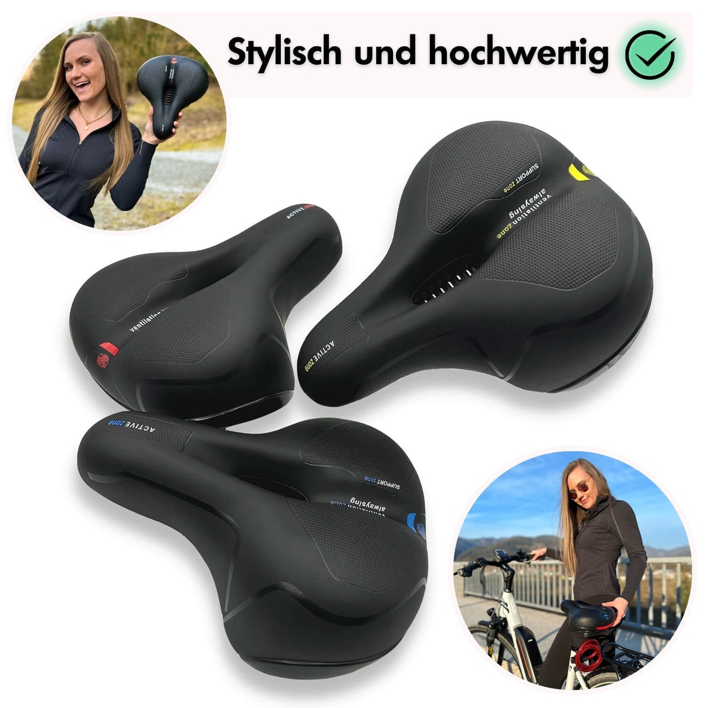 Befez CloudComfort Gel Bike Seat Cushion