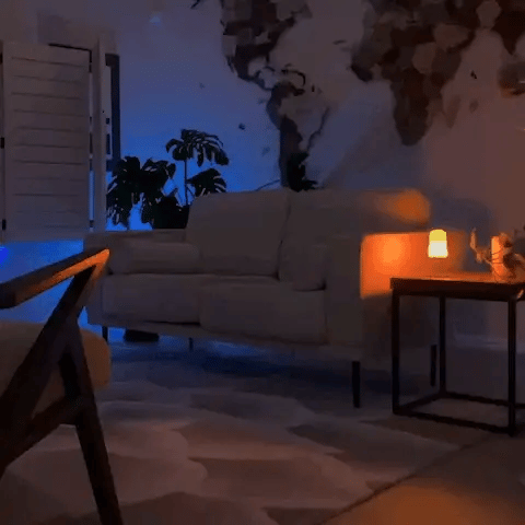 Warm Ambient Flicker LED Table Lamp