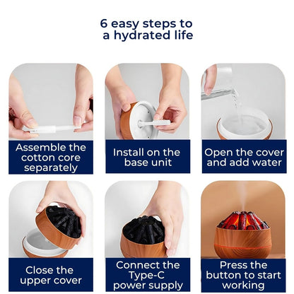 Compact LED Oil Diffuser for Home Relaxation