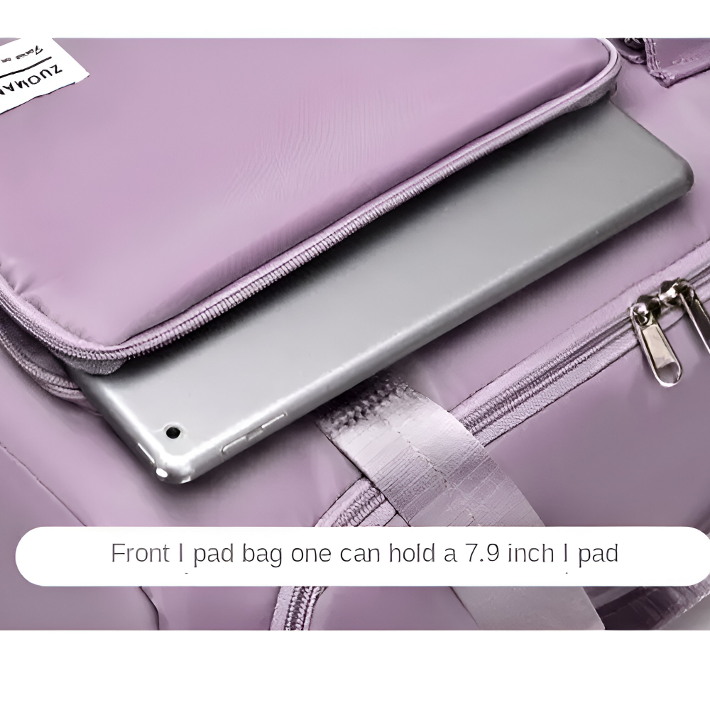 Waterproof Travel Duffel Bag with Shoe Pocket