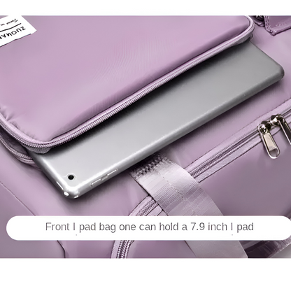 Waterproof Travel Duffel Bag with Shoe Pocket