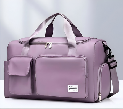 Waterproof Travel Duffel Bag with Shoe Pocket