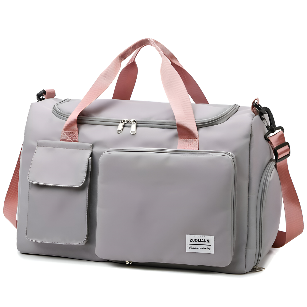 Waterproof Travel Duffel Bag with Shoe Pocket