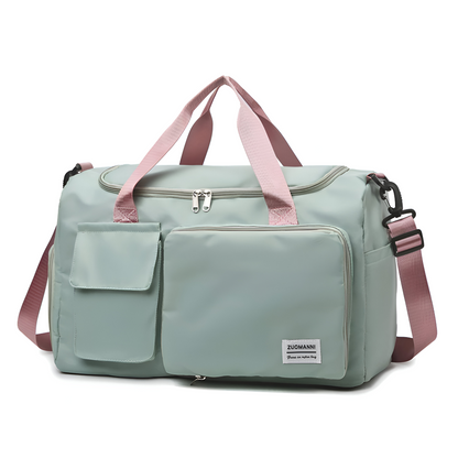 Waterproof Travel Duffel Bag with Shoe Pocket