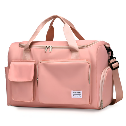 Waterproof Travel Duffel Bag with Shoe Pocket