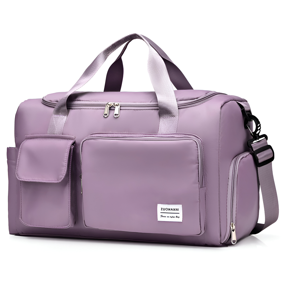 Waterproof Travel Duffel Bag with Shoe Pocket