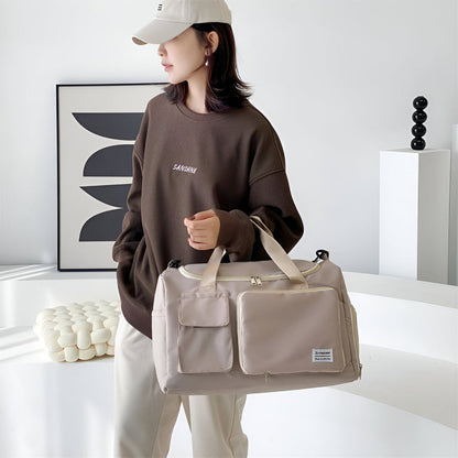 Waterproof Travel Duffel Bag with Shoe Pocket